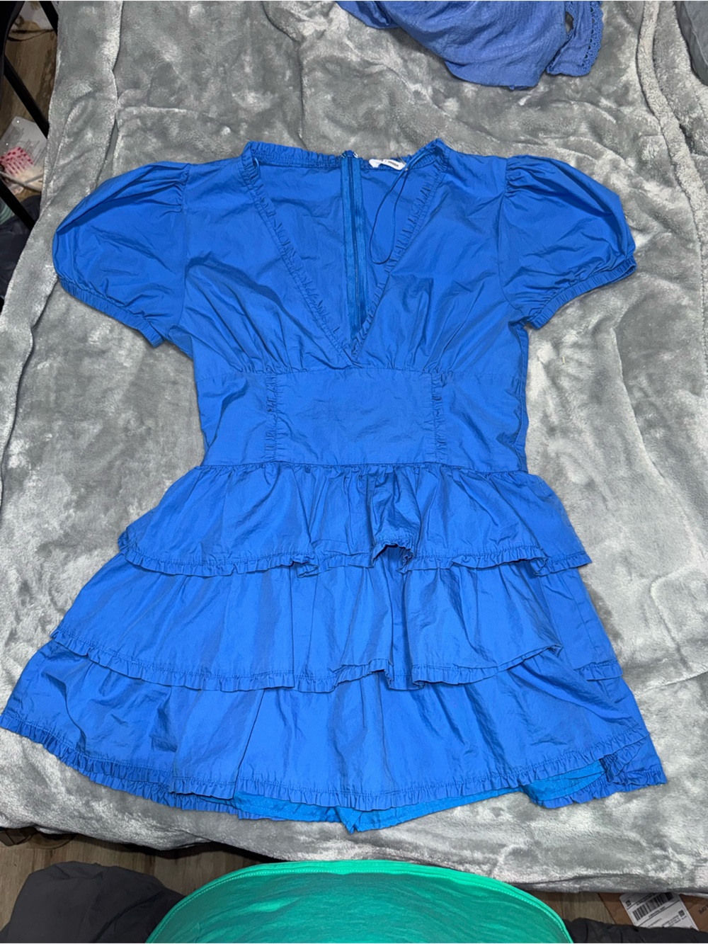 Women’s Ruffled Tiered Romper Dress